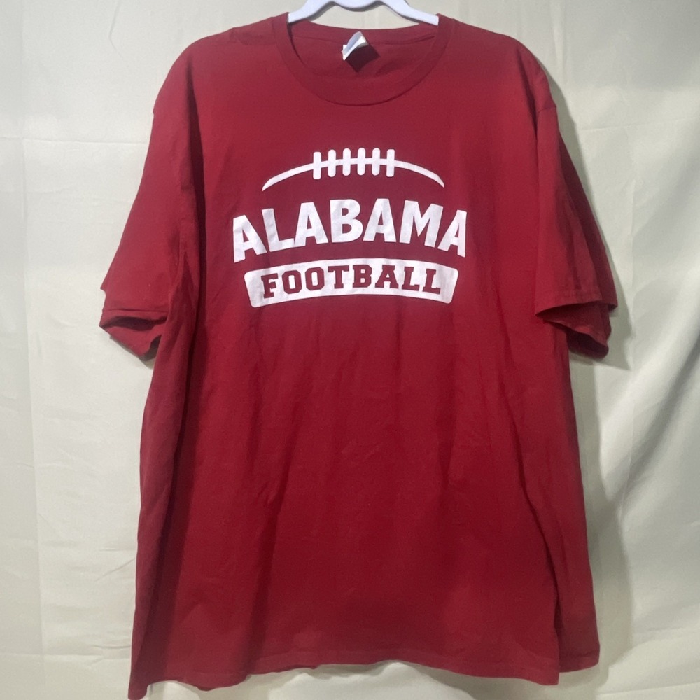 Alabama Crimson Tide Football Red T-Shirt Men's 3XL Gameday Fan Gear